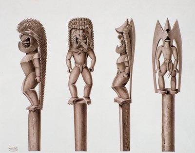 Figures from the Sandwich Islands by Alphonse Pellion